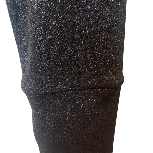 Nordstrom Open Edit Long Sleeve Cropped Knit Top Size Medium Open Back Holiday - Picture 3 of 9